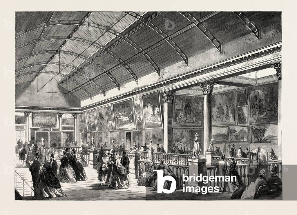 Immagine di Incisione "The Picture Gallery in Dublin International Exhibition"