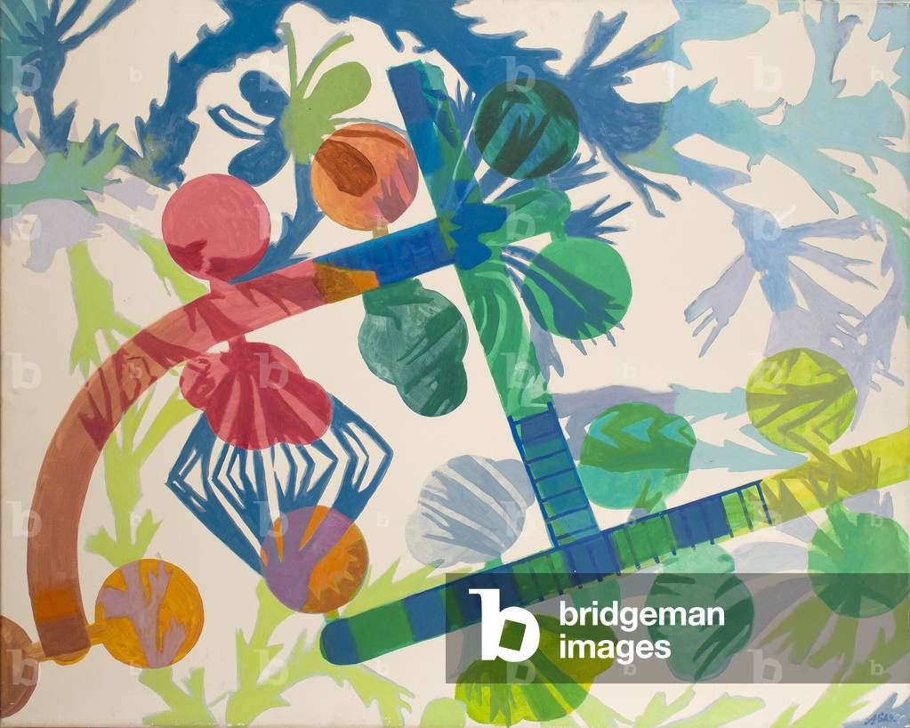 Summer Garden, 1966 (acrilico su tela)