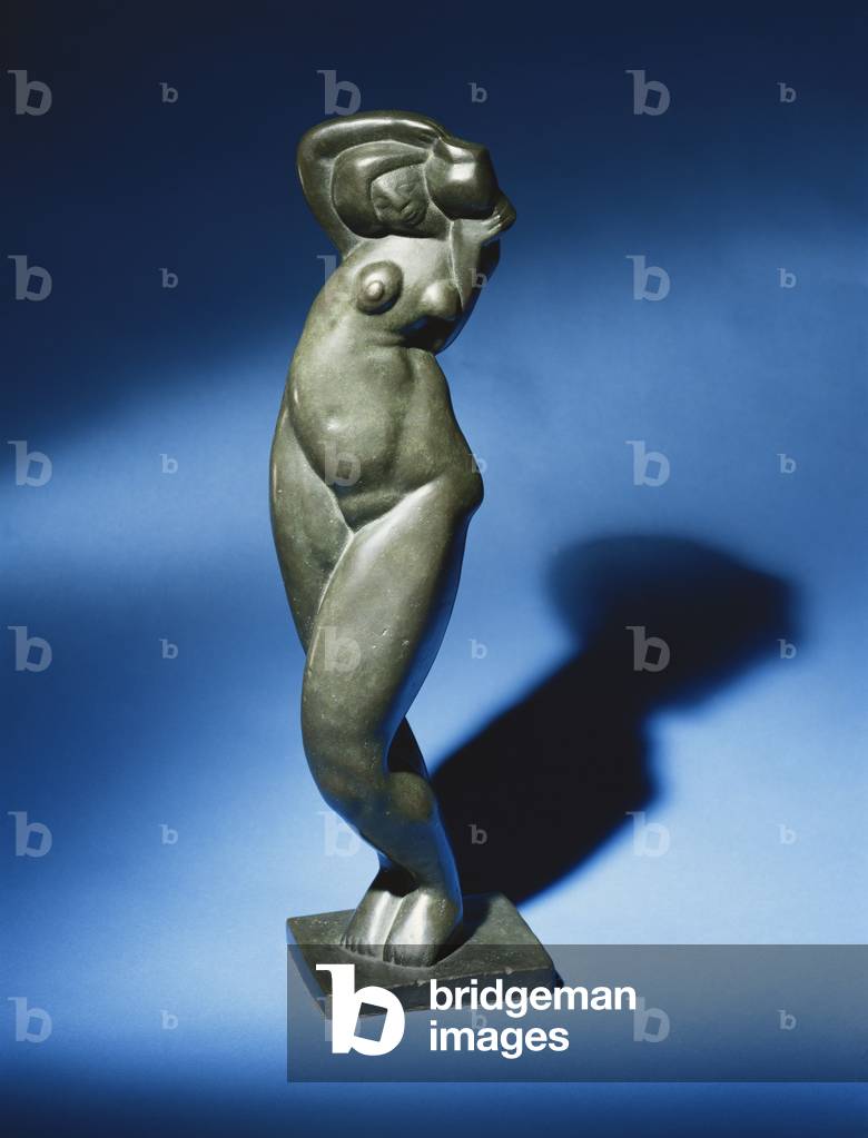 Die Negresse; La Negresse, um 1910-11 (Bronze mit grüner Patina)