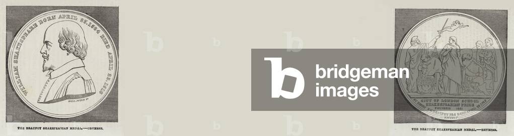 La Medaglia Beaufoy Shakspeariana (incisione)