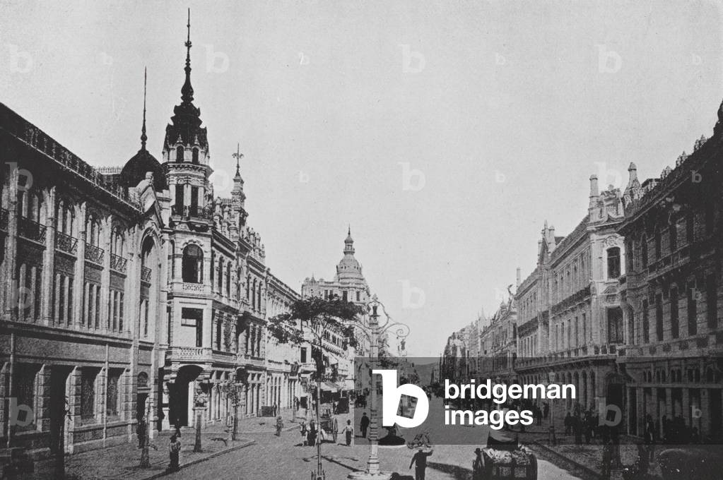 Immagine di Fotografia "Brasile: Avenida Centrale" 1911 di European Photographer