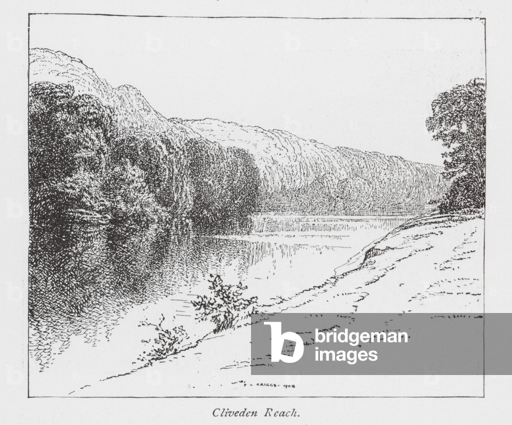 Cliveden Reach (lithographie)