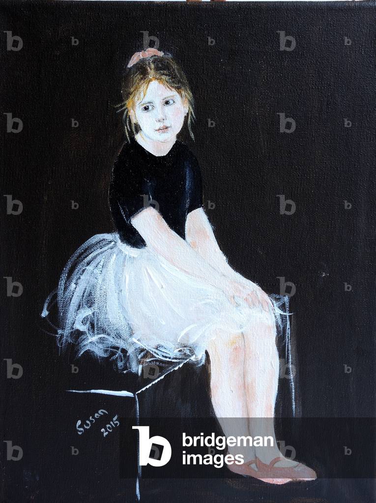 Little Ballet Dancer (Acryl auf Leinwand) 2015