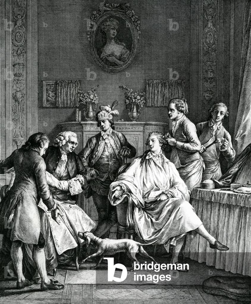 Mann immer angezogen, c.1770 (gravieren)