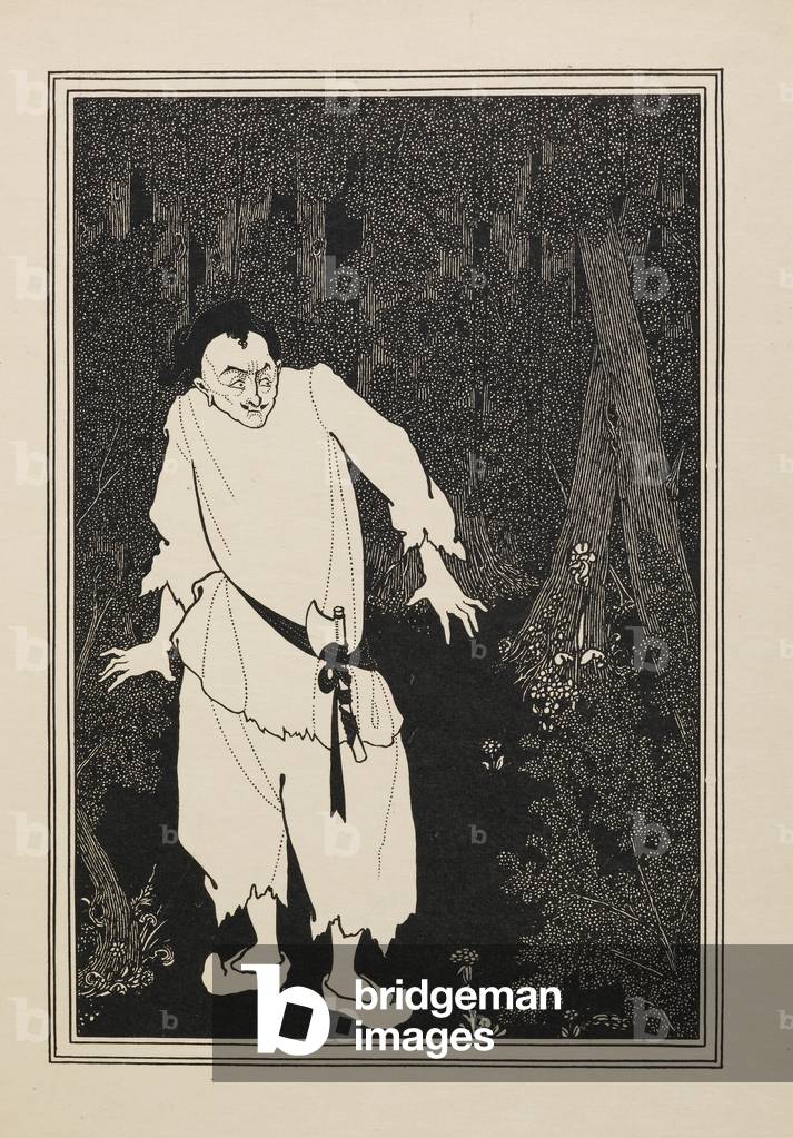 Ali Baba im Wald, 1897 (Zeichnung)