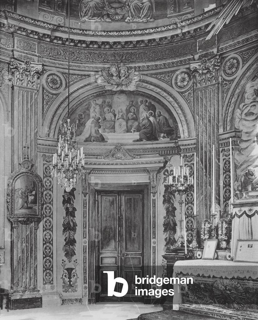 Chapelle Des Peres Du Saint-Esprit, Porte Laterale Du Maitre-Autel, Architecte, Soufflot (foto b/n)