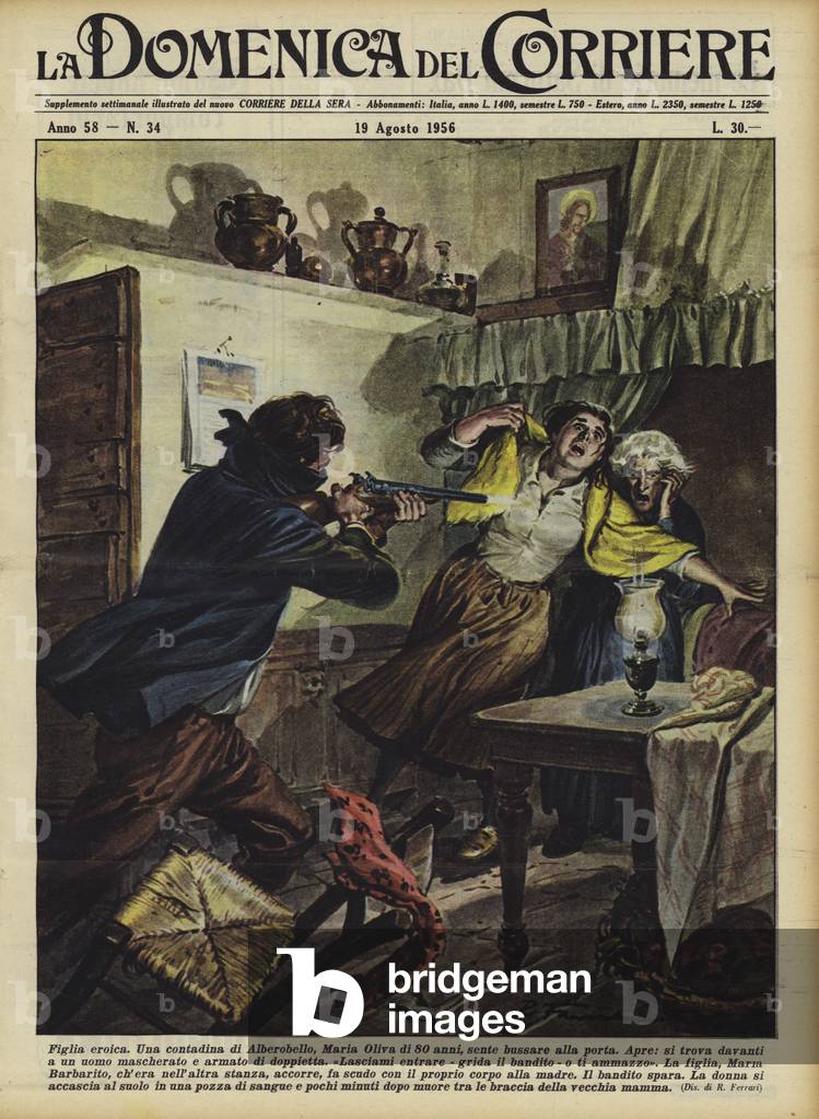 "Heroische Tochter (Farblitho)" von Rino Ferrari