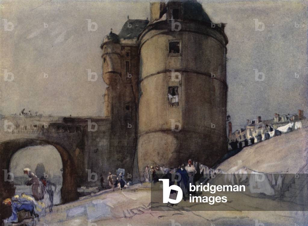 "Pont Henri IV. über der Vienne bei Chatellerault in Frankreich gebaut von Charles Androuet du Cerceau" von Fr