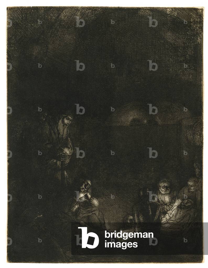 La sepoltura, c. 1654 (acquaforte con puntasecca & burin)