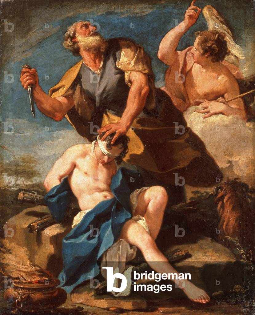 Il sacrificio di Isacco (olio su tela)