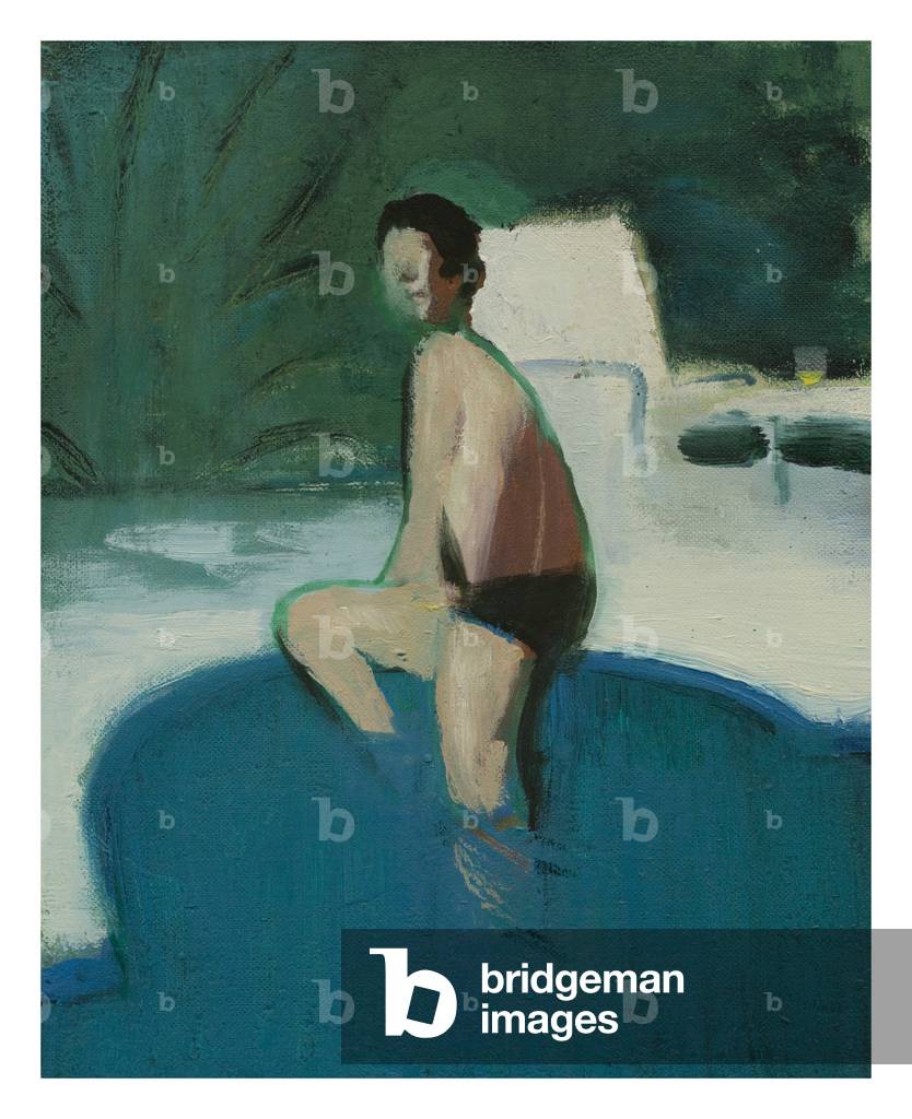 Roman End, 2020 (olio a bordo)