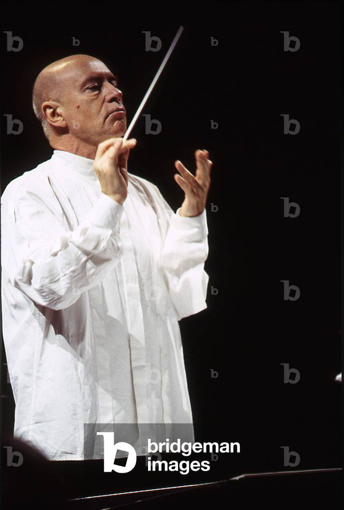Image of Photography depicting Christoph Eschenbach - portrait of the German pianist and conductor by Thierry 