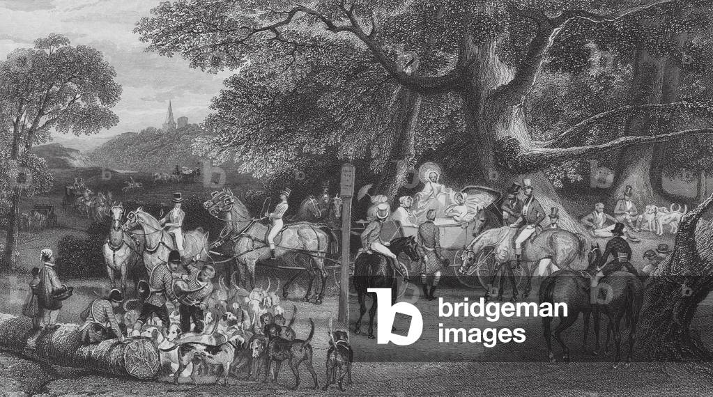 The Meeting of the Hounds (engraving)