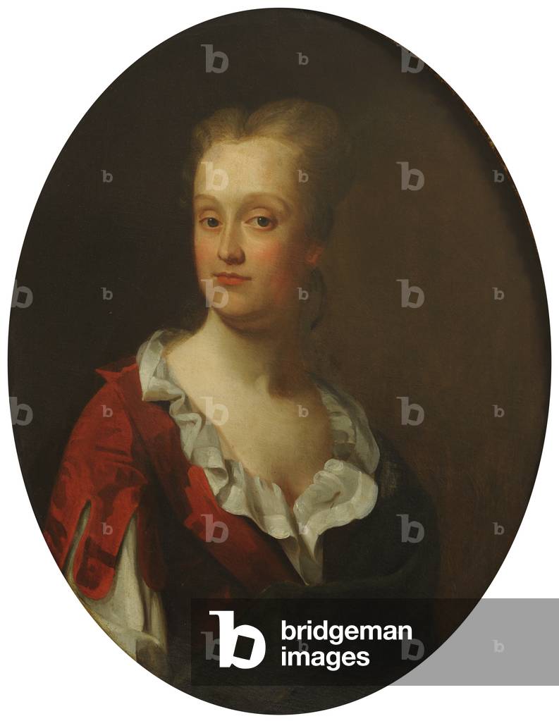 Image of Painting depicting Frances Brinkley by English Artist, b/w