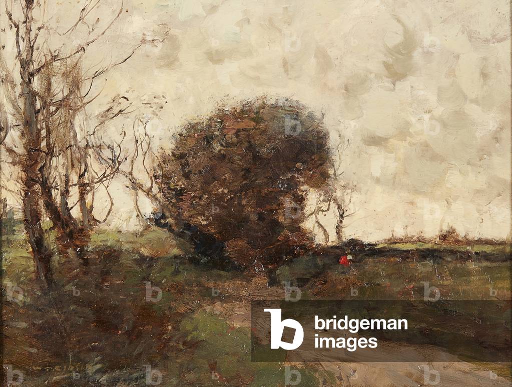 Paesaggio (olio su tavola)