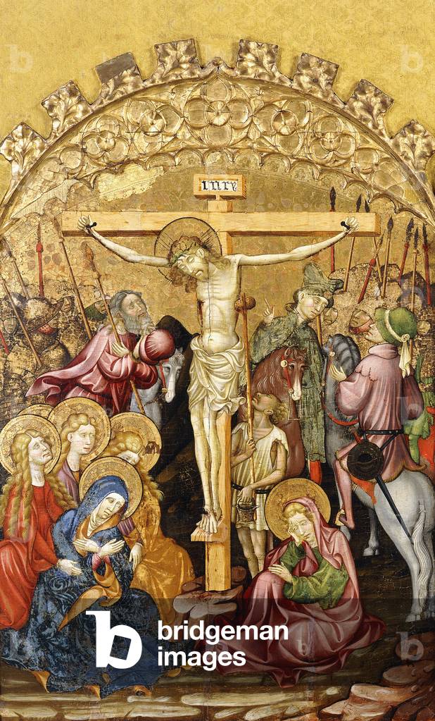 "Die Kreuzigung", 15 Century. Jahrhundert von Master of Torralba