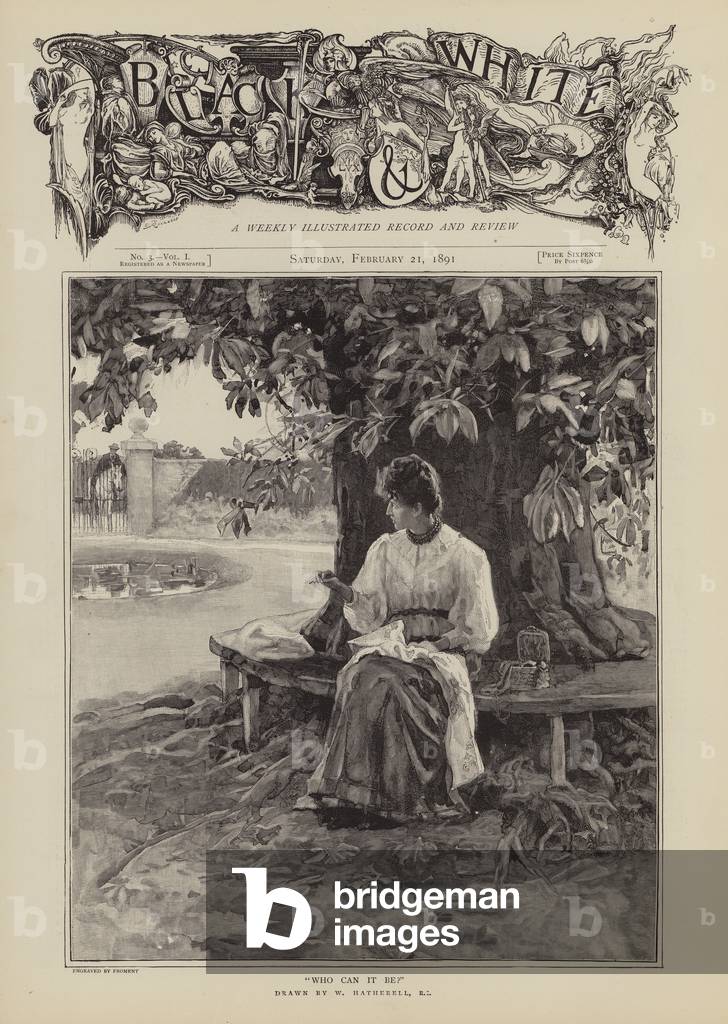 Image de Gravure représentant Qui est-ce que ça peut être ? (gravure) par William Hatherell