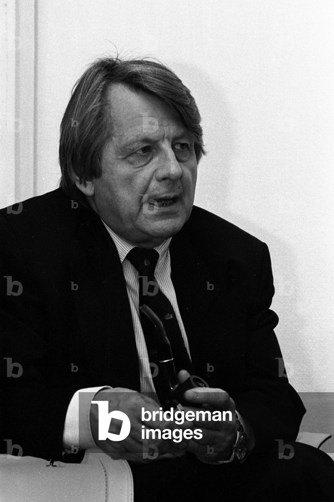 Lo scrittore Wolfgang Leonhard (GER) a Berlino,..., 1990 (foto)