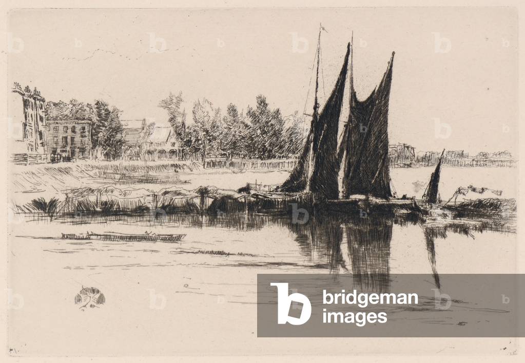 "Hurlingham" 1879 di James Abbott McNeill Whistler