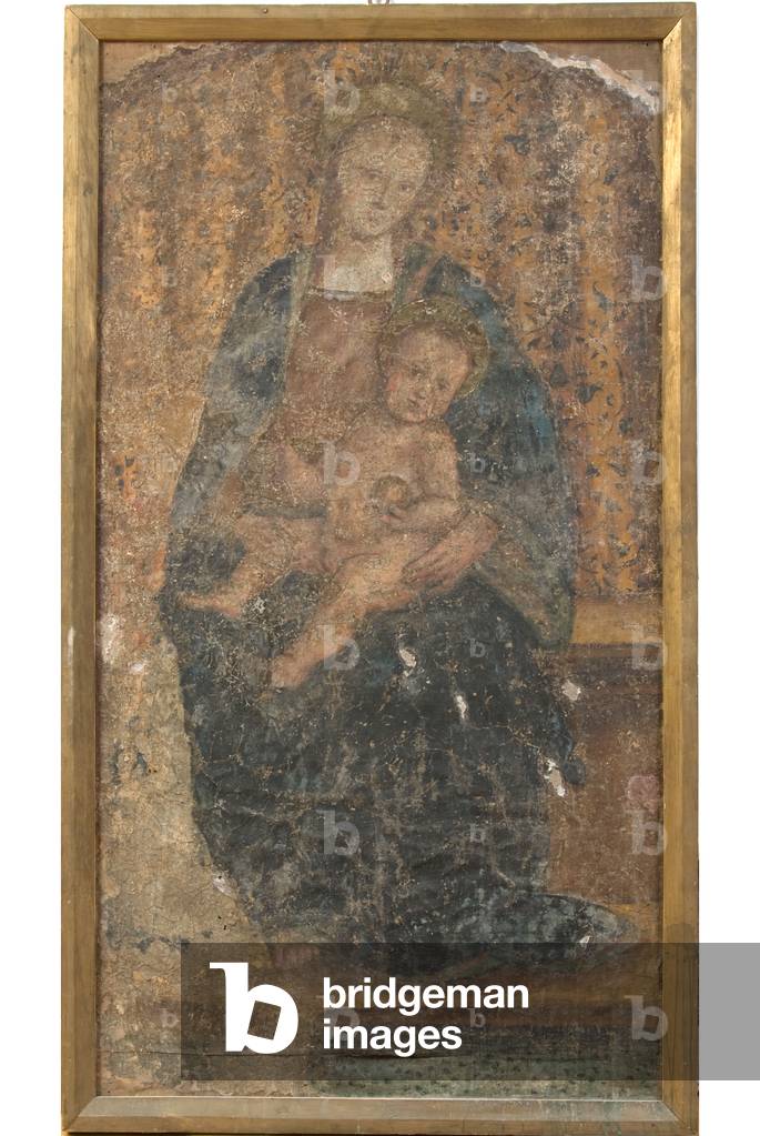Bild von Gemälde "Madonna und Jesuskind" 1500 von Umbrian School