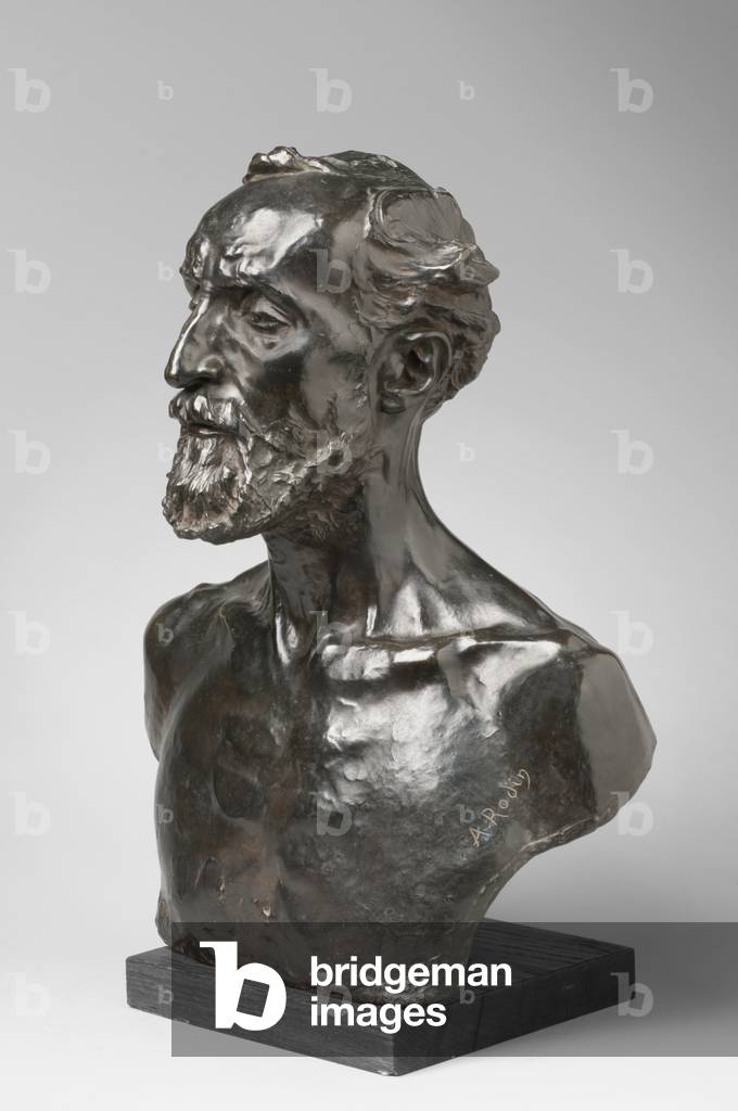 Jules Dalou 1925 par Auguste Rodin, b/w