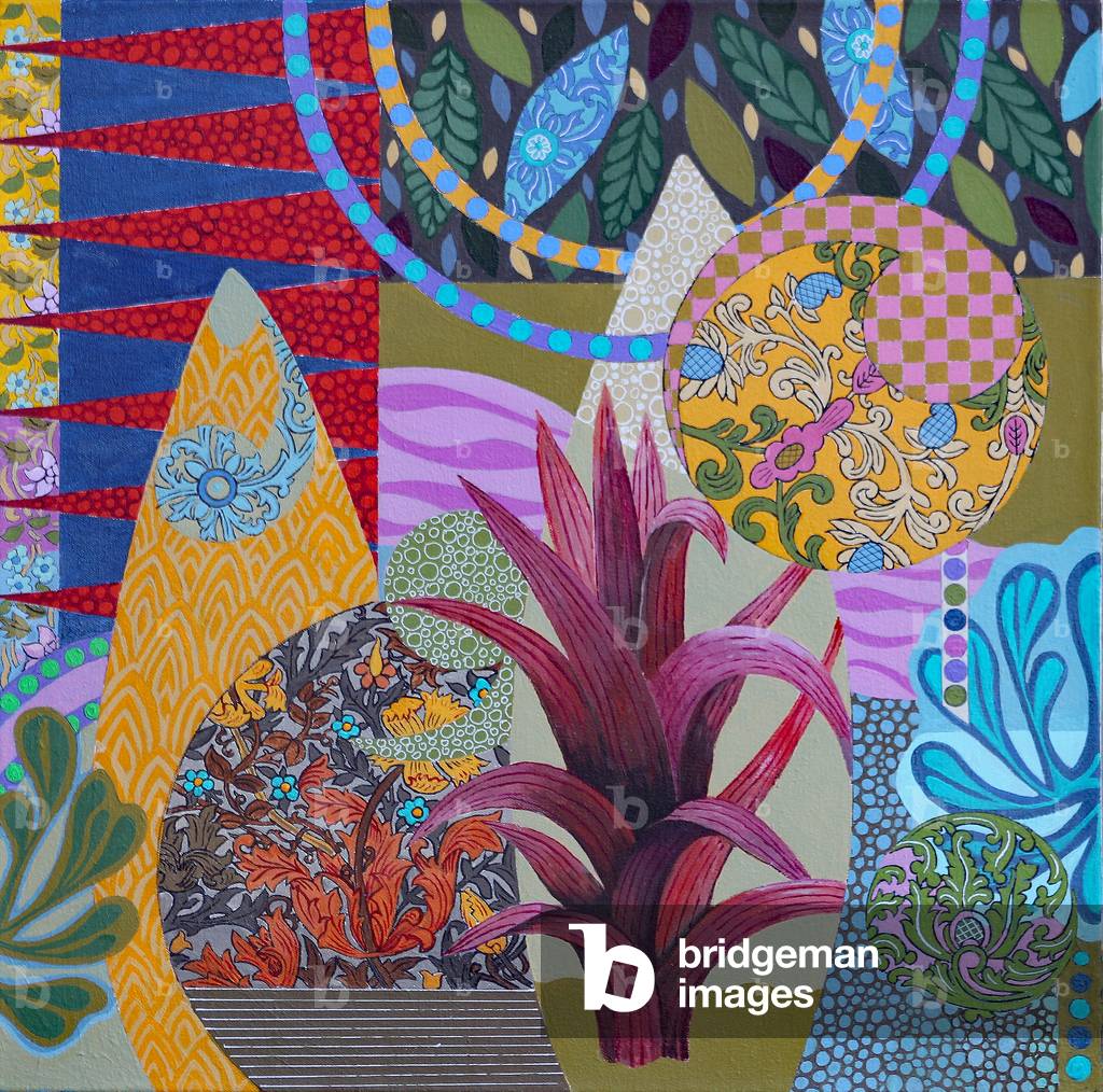 Drei Kommas des Serendip, 2019 (Acryl auf Leinwand)