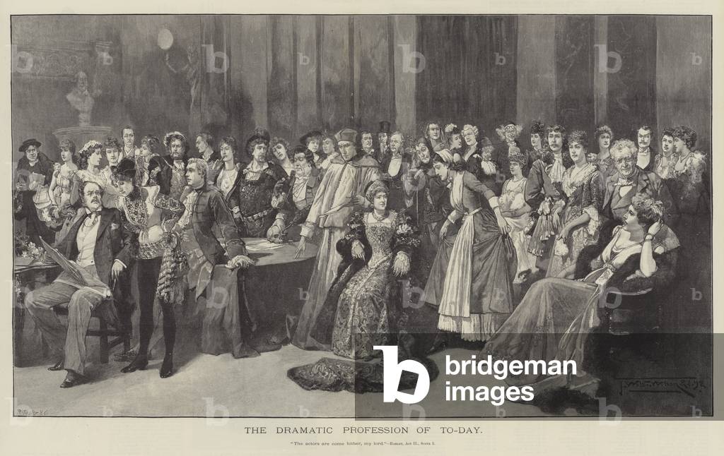 The Dramatic Procession of To-day (engraving)