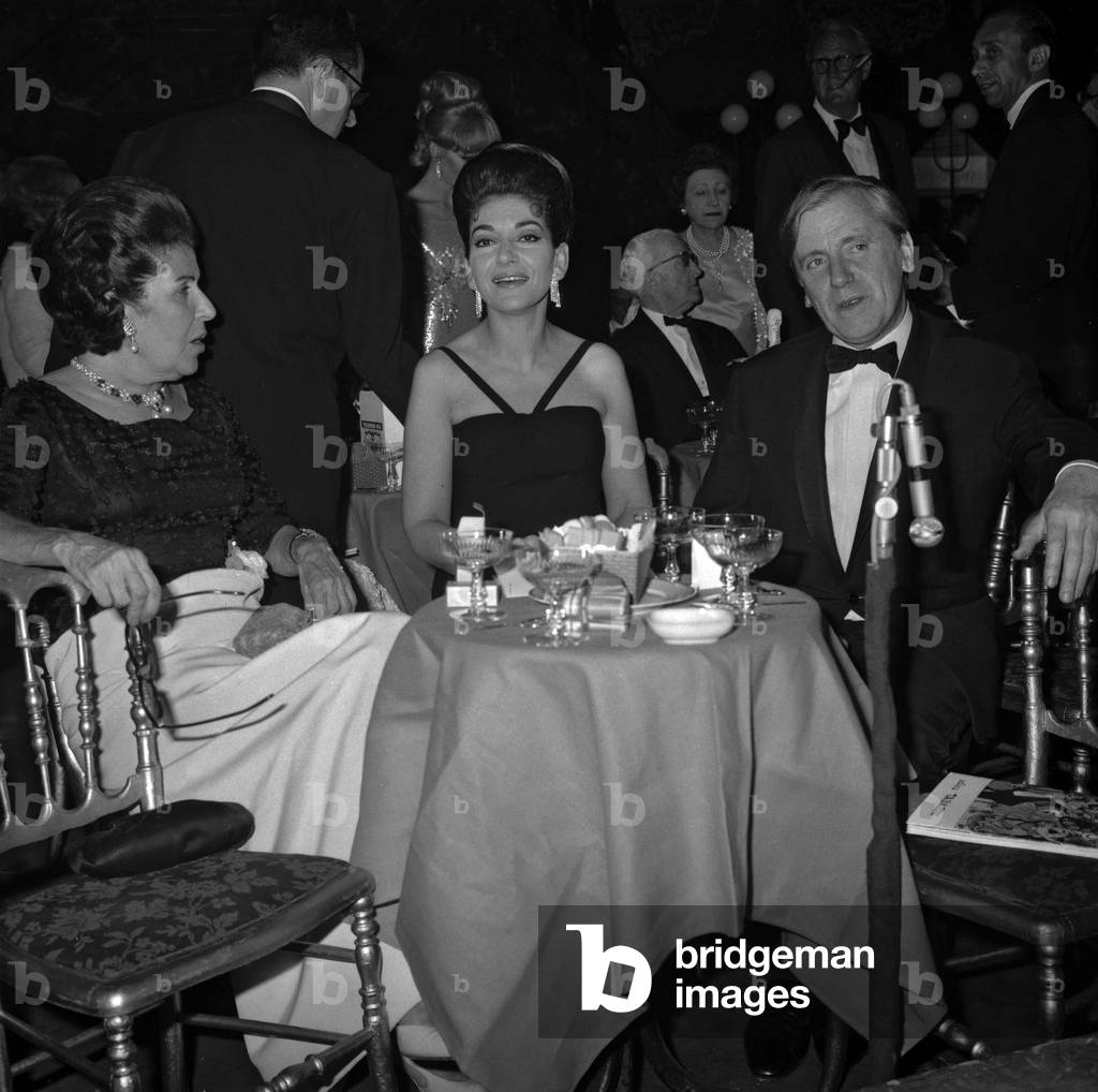 Immagine di Fotografia "Maria Callas" 1966, b/w