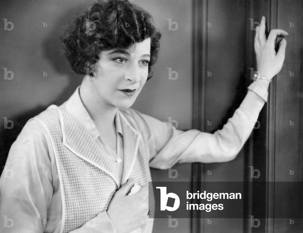 Fanny Brice, auf dem Set des Films, “My Man”, 1928