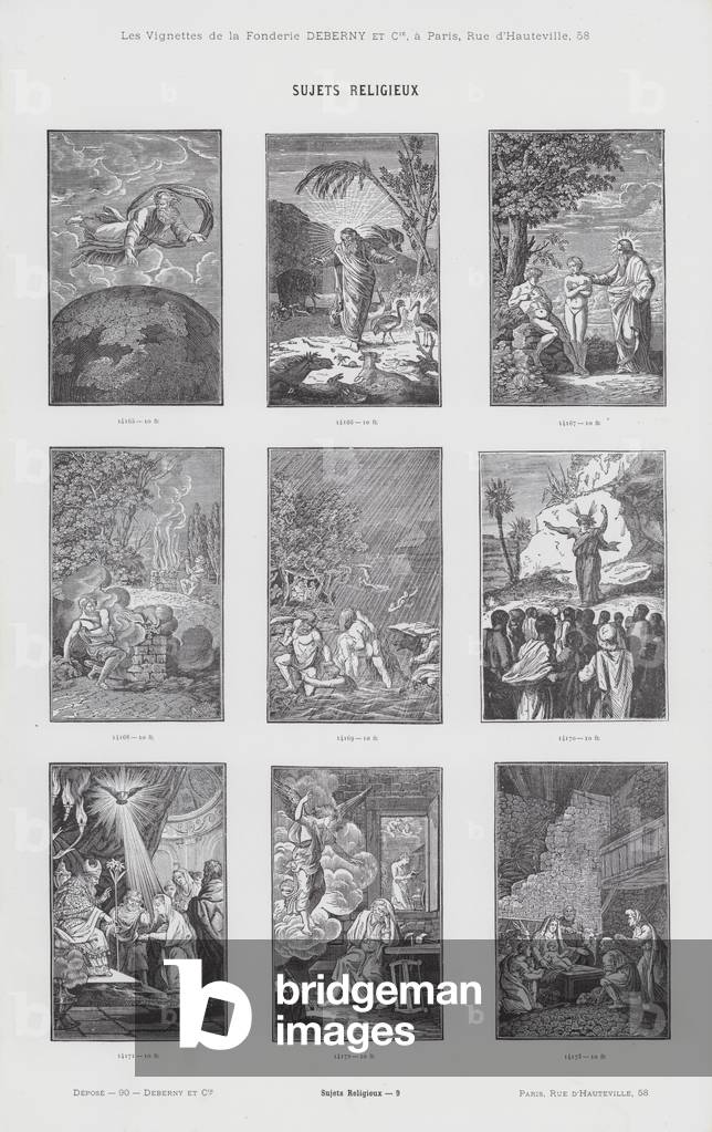 Sujets Religieux (Gravur)