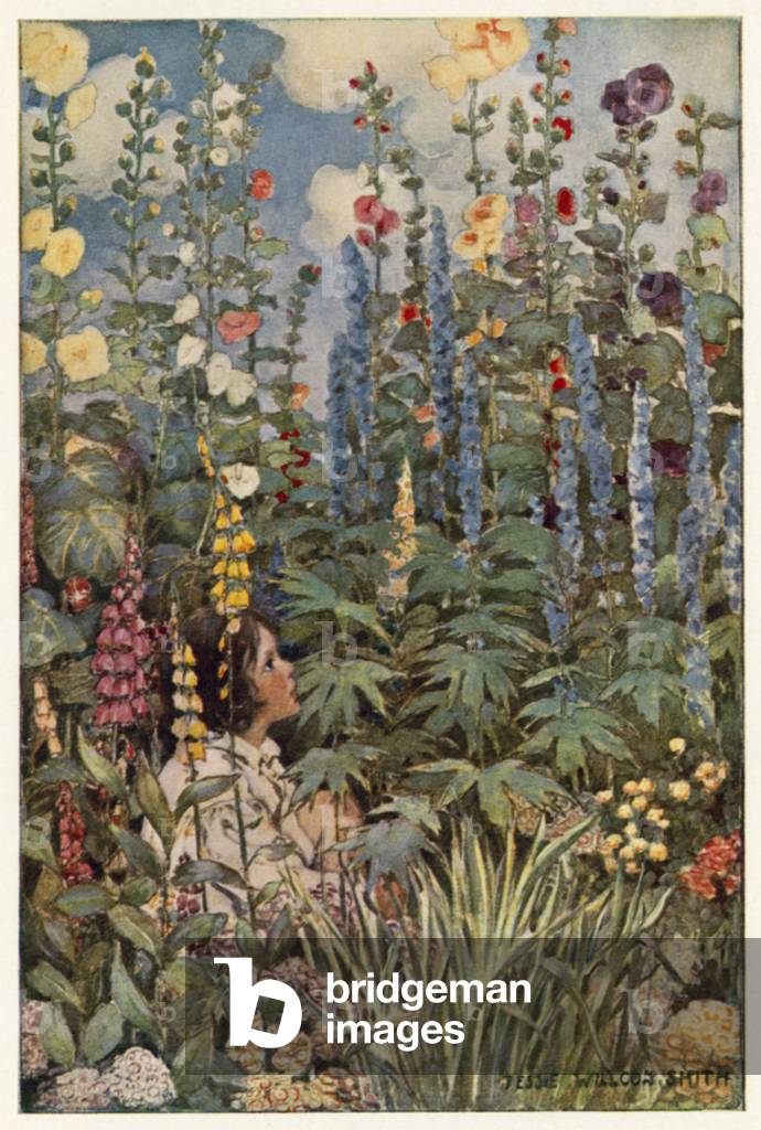Les Fleurs (couleur litho) par Jessie Willcox Smith