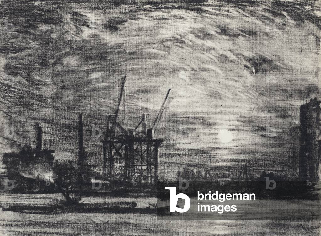 Sunset over Waterloo (litho)