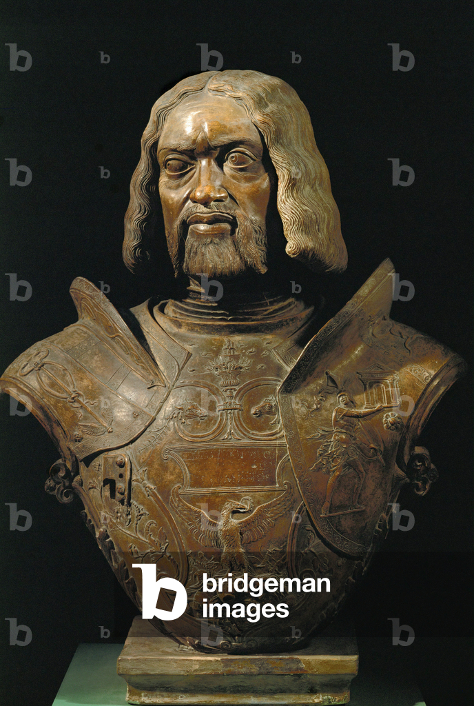 Francesco Gonzaga, Markgraf von Mantua und Condottiere (Terrakotta)