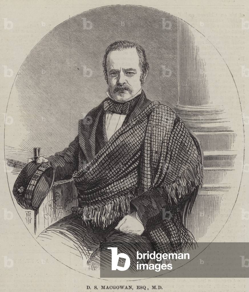 D S Macgowan, Esquire, MD (Gravur)