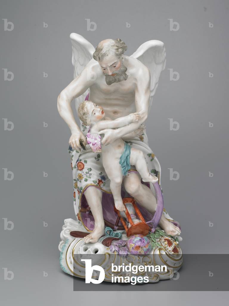 Immagine di Ceramica "Time Clipping the Wings of Love" 1775 di English School