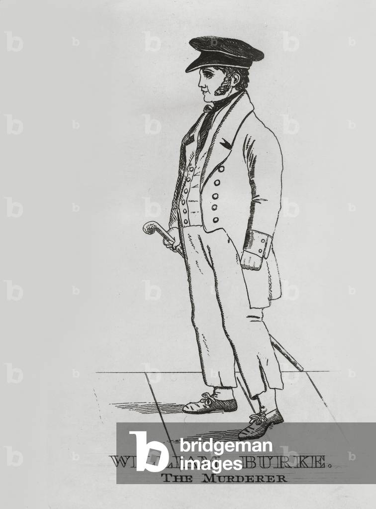 William Burke, um 1829 (Radierung)