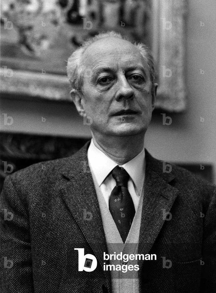 Image of Photography depicting Andre Pieyre de Mandiargues by Louis Monier, b/w