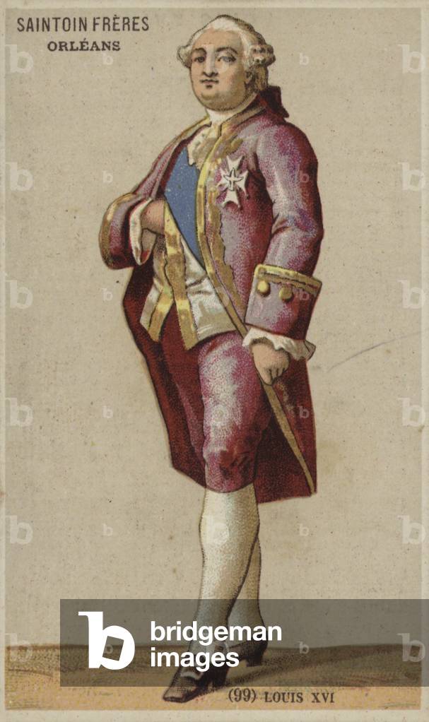 Louis XVI (chromolitho) by French Artist