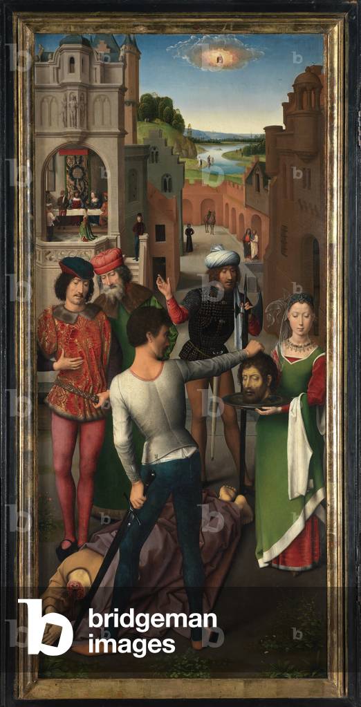 Immagine di Dipinto "pannello di sinistra del trittico di san giovanni il battista e san giovanni evangelista"