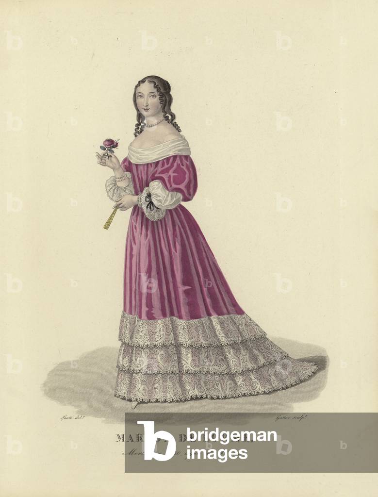 Bild von Gravur "Marion de Lorme" 1801 von French School