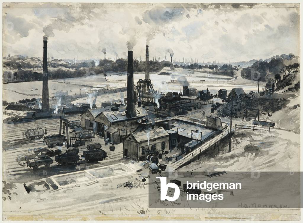 Clifton Hall Colliery, 1893-94 (w/c gouache on paper)