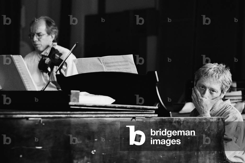 Immagine di Fotografia "Gidon Kremer" di Alexandra Kremer-Khomassouridze, b/w