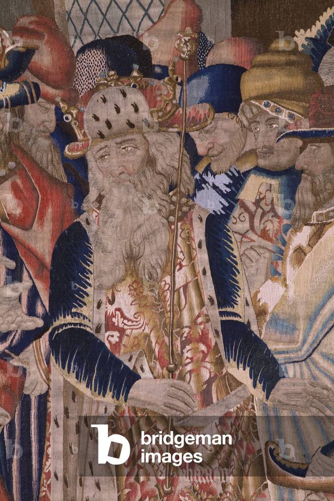 Bild von Wandteppich "Flämischer Wandteppich. Vorbei am Roten Meer (Paso del Mar Rojo). Ca. 1490. Detail." 149