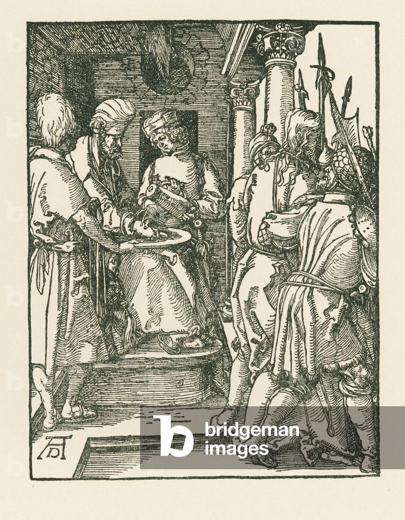 Immagine di Stampa "Pilato si lava le mani" 1509 di Albrecht Dürer or Duerer