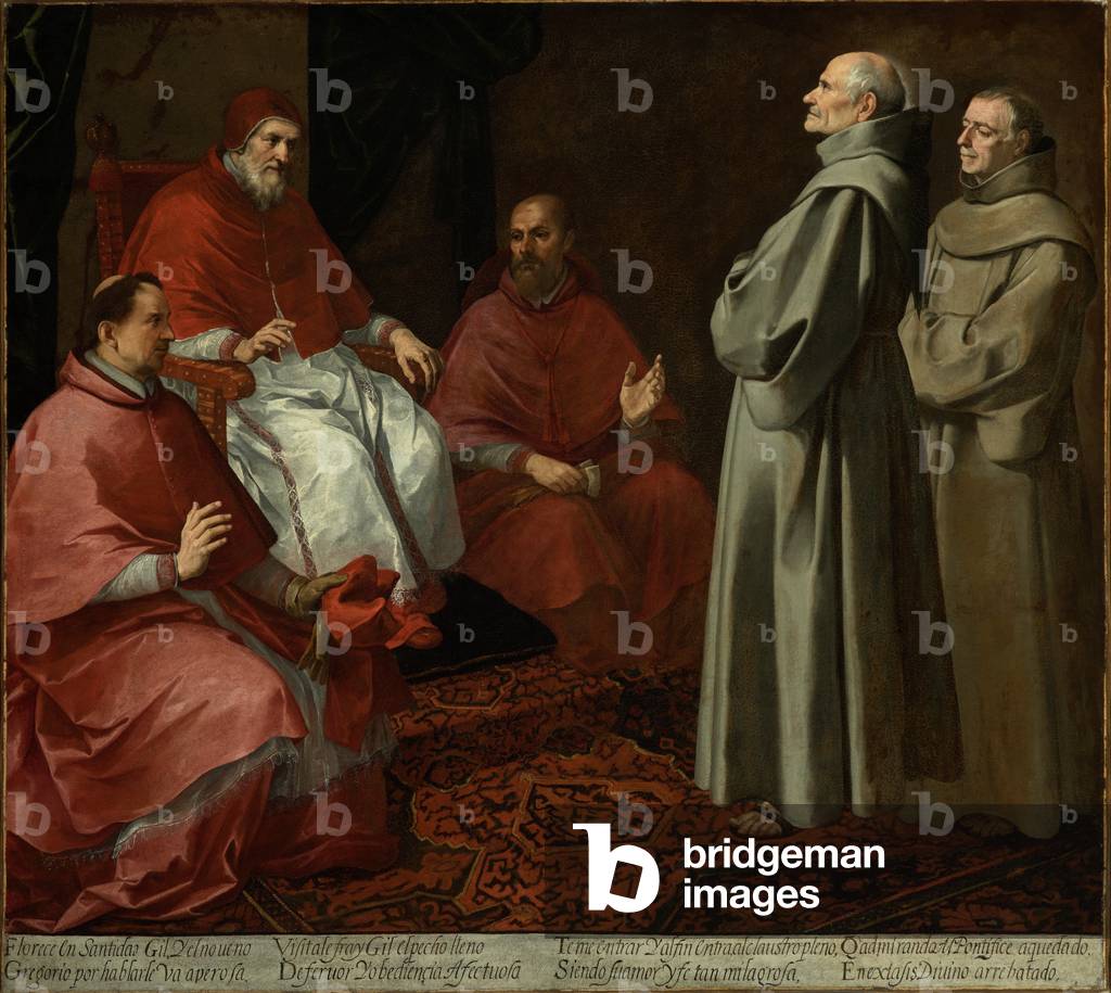 The Blessed Giles Before Pope Gregory IX, c.1645-1646 (oil on canvas)