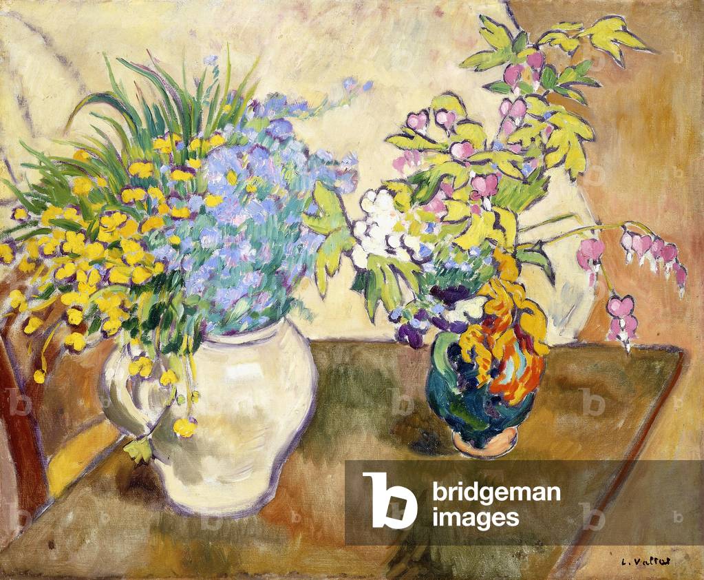 Image of Painting depicting The Two Bouquets, 1918 by Louis Valtat