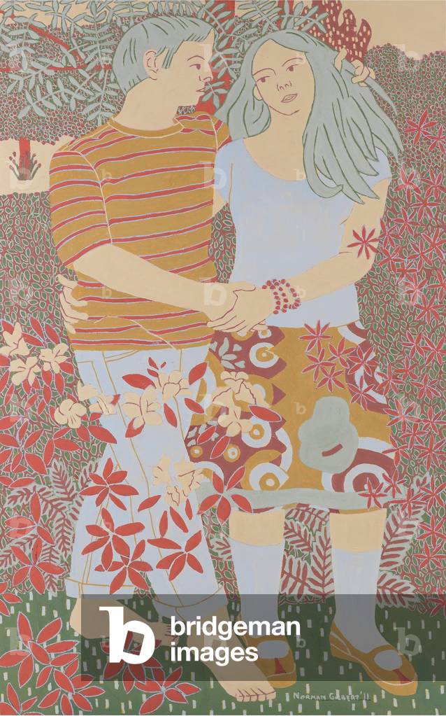 Immagine di Dipinto "The Rowan Tree" 2011 di Norman Gilbert