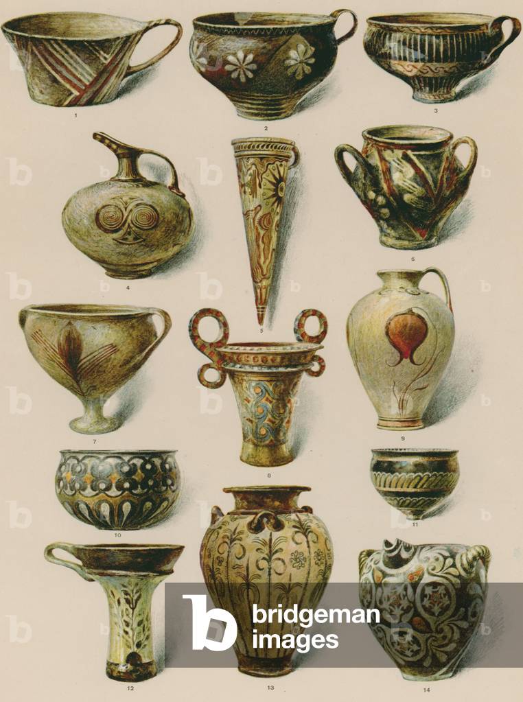 Image of None depicting Ornament: Crete and Greece 1924 by European Artist