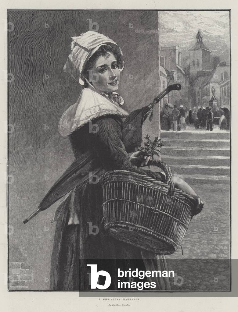 A Christmas Marketer (engraving)
