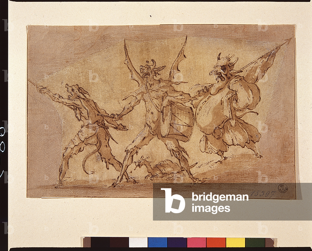 Musketier-Teufel (Zeichnung)